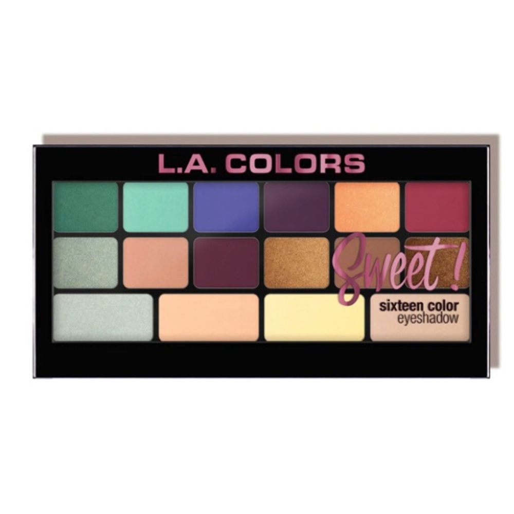 NWT L.A. Colors Sweet! Sixteen color eyeshadow palette